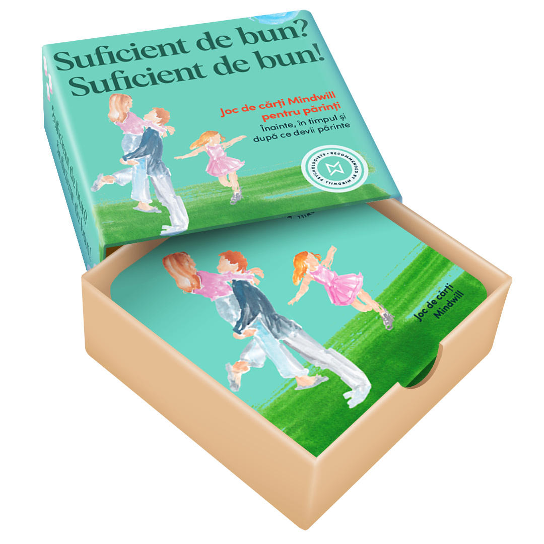 Joc de cărți Mindwill pentru părinți cu 160 de întrebări: Suficient de bun? Suficient de bun!