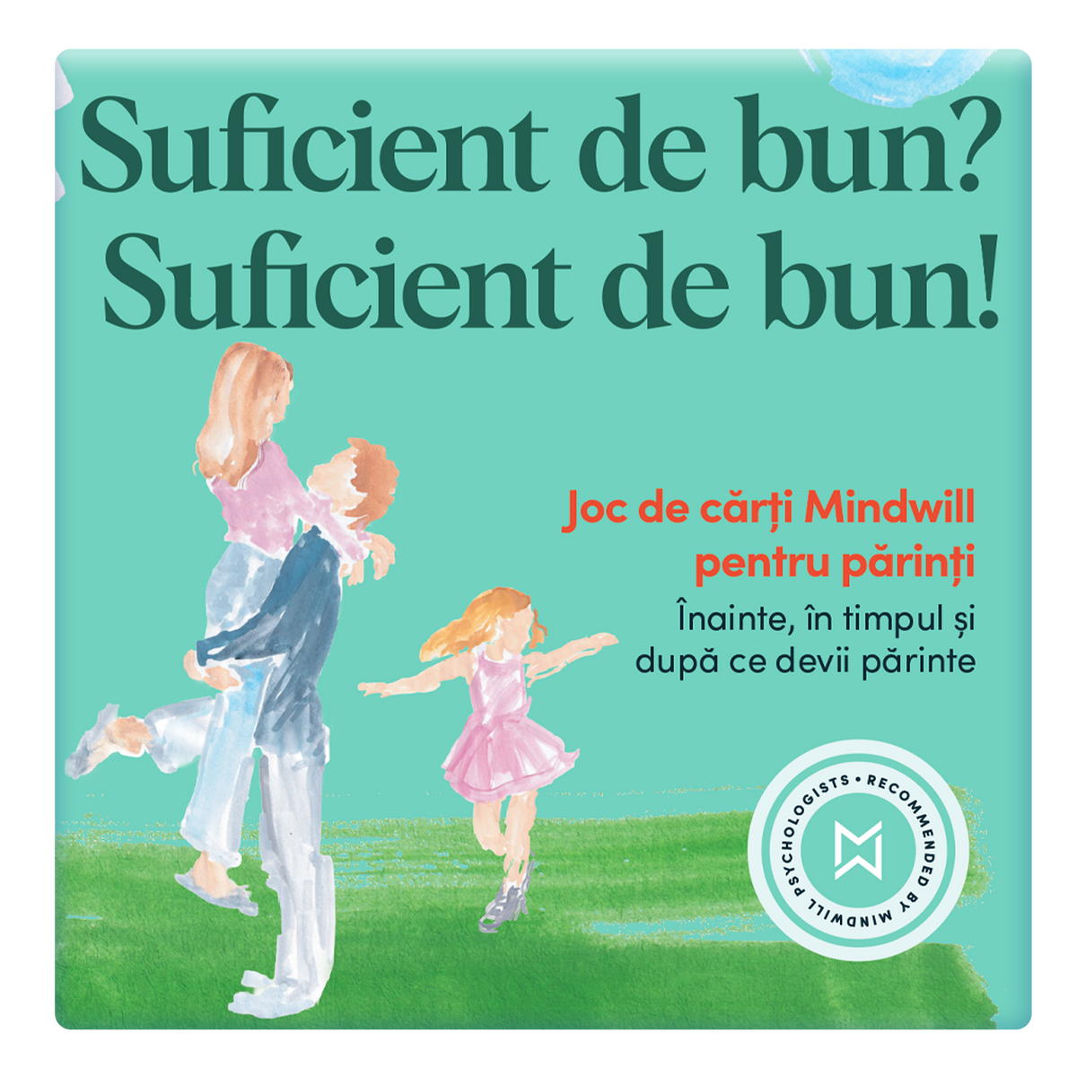 Joc de cărți Mindwill pentru părinți cu 160 de întrebări: Suficient de bun? Suficient de bun!