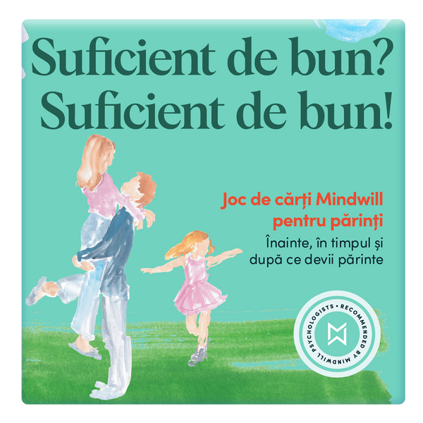 Joc de cărți Mindwill pentru părinți cu 160 de întrebări: Suficient de bun? Suficient de bun!