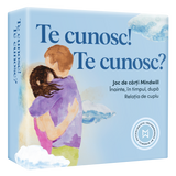 Joc de cărți Mindwill pentru cupluri cu 160 de întrebări: Te cunosc! Te cunosc?